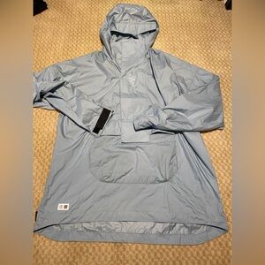 adidas Pale Blue Hooded Performance Pullover